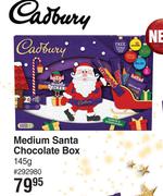 Cadbury Medium Santa Chocolate Box-145g