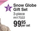 Unicorn Magic Snow Globe Gift Set (3 Piece)-Per Set