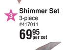 Daisy Dreams Shimmer Set (3 Piece)-Per Set