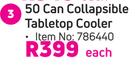 Camp Master 50 Can Collapsible Tabletop Cooler-Each