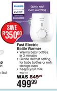 Philips Avent Fast Electric Bottle Warmer