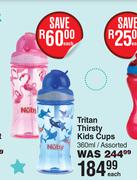 Nuby Tritan Thirsty Kids Cups Assorted-360ml Each