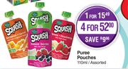 Squish Puree Pouches Assorted-110ml