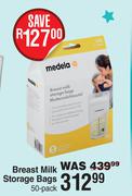 Medela Breast Milk Storage Bags 50 Pack