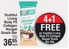 Youthful Living Body Fit Collagen Nougat Snack Bar-50g Each