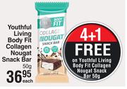 Youthful Living Body Fit Collagen Nougat Snack Bar-50g Each