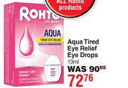Rohto Aqua Tired Eye Relief Eye Drops-13ml