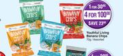 Youthful Living Banana Chips Assorted-For 4 x 70g