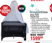 Snuggletime Easy Fold Travel Cot