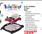 Baby Things 5-In-1 Walker F1 Car (Red)