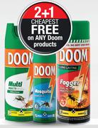 Doom Multi Insect Odourless Aerosol Spray-300ml Each