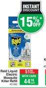 Raid Liquid Electric Mosquito Killer Refill-Each