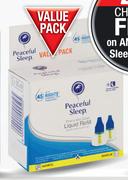 Peaceful Sleep Mosquito Repellent Liquid Refill Value Pack-2 x 35ml Per Pack