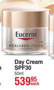 Eucerin Hyaluron Filler + Elasticity Day Cream SPF30-50ml Each