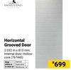 Swartland Horizontal Grooved Door