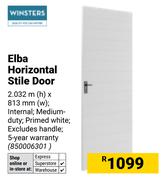 Winsters Elba Horizontal Stile Door