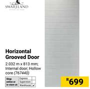 Swartland Horizontal Grooved Door