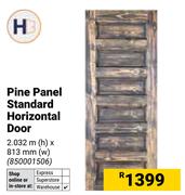 Pine Panel Standard Horizontal Door