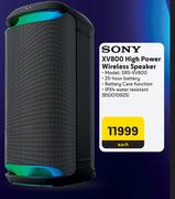 Sony High Power Wireless Speaker SRS-XV800