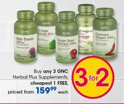 GNC Herbal Plus Supplements-Each