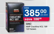 GNC AMP Creatine HCL 189 Tablets-120's Per Pack