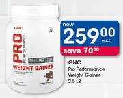 GNC Pro Performance Weight Gainer 2.5LB-Each
