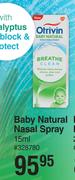 Otrivin Baby Natural Nasal Spray-15ml