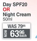 Johnson's Day SPF20 Or Night Cream-50ml Each