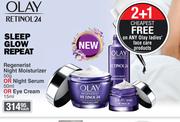 Olay Regenerist Night Moisturizer 50g Or Night Serum 50ml Or Eye Cream 15ml-Each