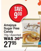 Amajoya Sugar Free Candy Assorted-70g