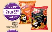 Simba Chips Assorted-For 1 x 120g