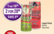 Liqui Fruit Assorted-For 2 x 300ml