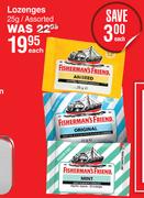 Fisherman's Friend Lozenges Assorted-25g Each