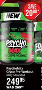 Muscle Junkie Psycho Max Glyco Pre Workout Assorted-540g