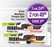Evox Maxilean Protein Bar Assorted-For 2 x 65g