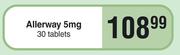 Allerway 5mg 30 Tablets