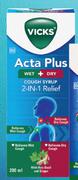 Vicks Acta Plus Wet + Dry Cough Syrup-200ml