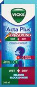 Vicks Acta Plus Wet + Dry Cough Syrup Xtra Strong-200ml
