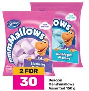 Beacon Marshmallows Assorted-For 2 x 150g