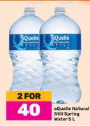 Aquelle Natural Still Spring Water-For 2 x 5L