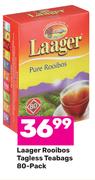 Laager Rooibos Tagless Teabags-80 Pack