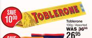 Toblerone Assorted-100g