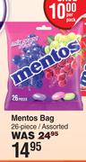 Mentos Bag Assorted-26 Piece