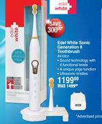 Edel White Sonic Generation 8 Toothbrush