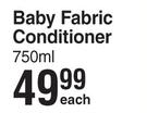 Purity Baby Fabric Conditioner-750ml Each