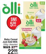 Olli Baby Cereal (Just Add Milk) Assorrted-250g Each