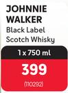 Johnnie Walker Black Label Scotch Whisky-750ml   