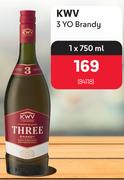 KWV 3 YO Brandy-750ml