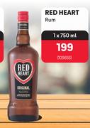 Red Heart Rum-750ml