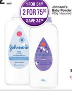Johnson's Baby Powder Assorted-For 2 x 400g 